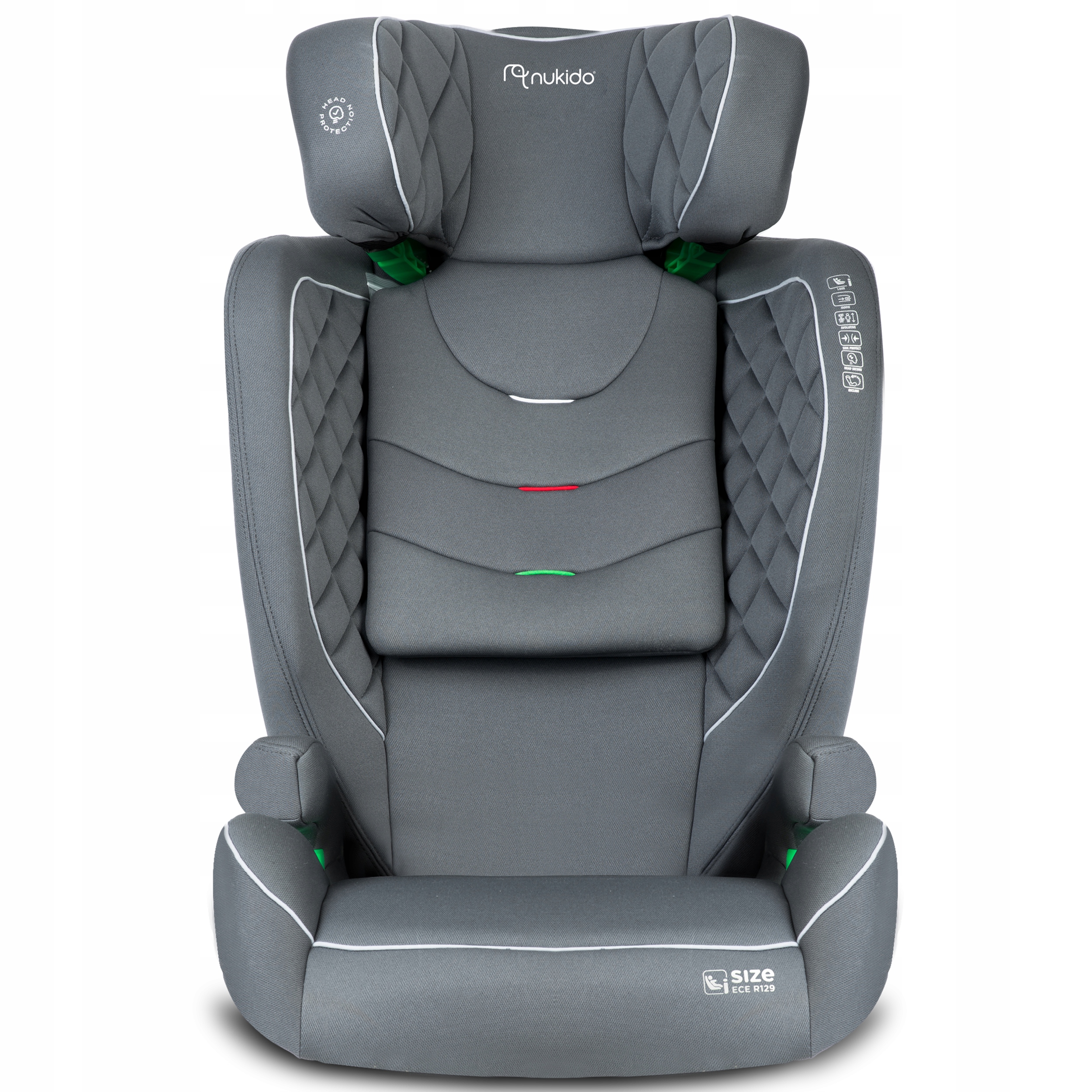 FOTELIK SAMOCHODOWY 15-36KG ISOFIX NUKIDO LOUIS I-SIZE Wysokość produktu 85 cm