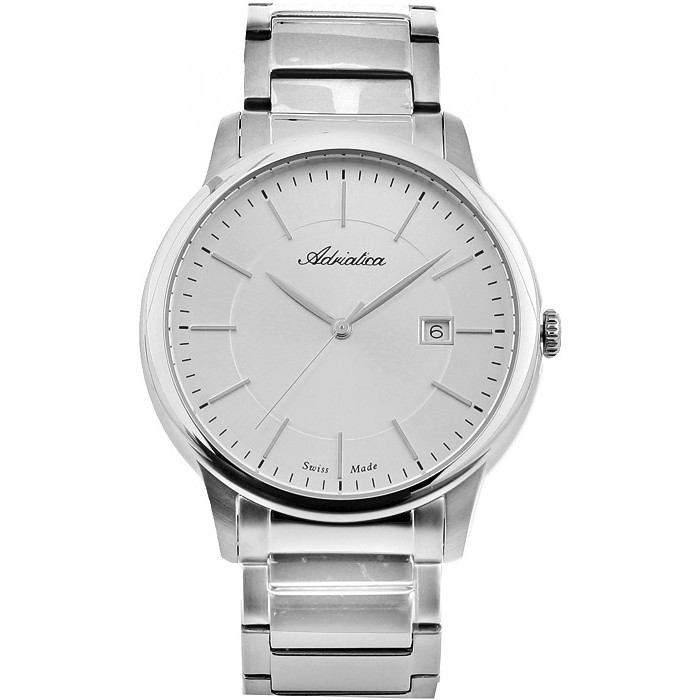 Pánské Hodinky Adriatica A1144.5113Q stříbrné