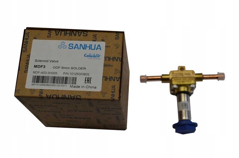 Elektromagnetický ventil Sanhua MDFA03-3H005 MDF-08021 6 mm pájený