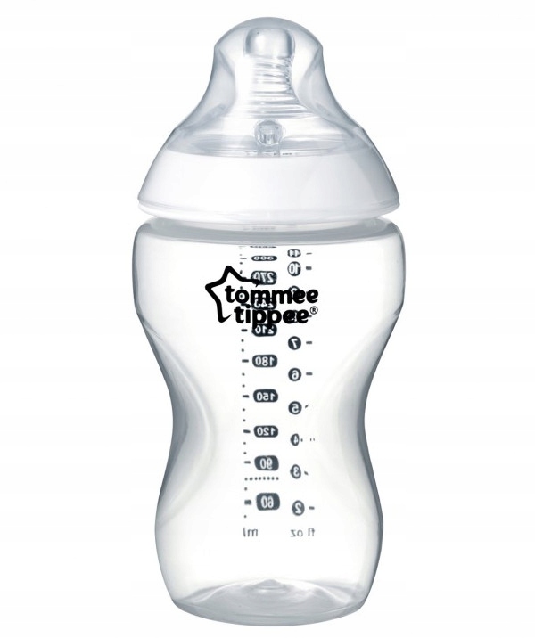 TOMMEE TIPPEE BUTELKA 2x340 ml SMOCZKI 3m+ ŚREDNIE Kolor Przezroczysty