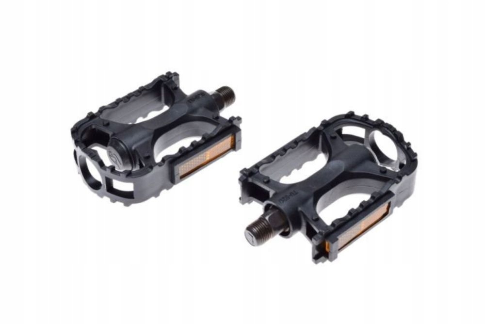 

Pedały rowerowe plastikowe z odblaskami 9/16 274g
