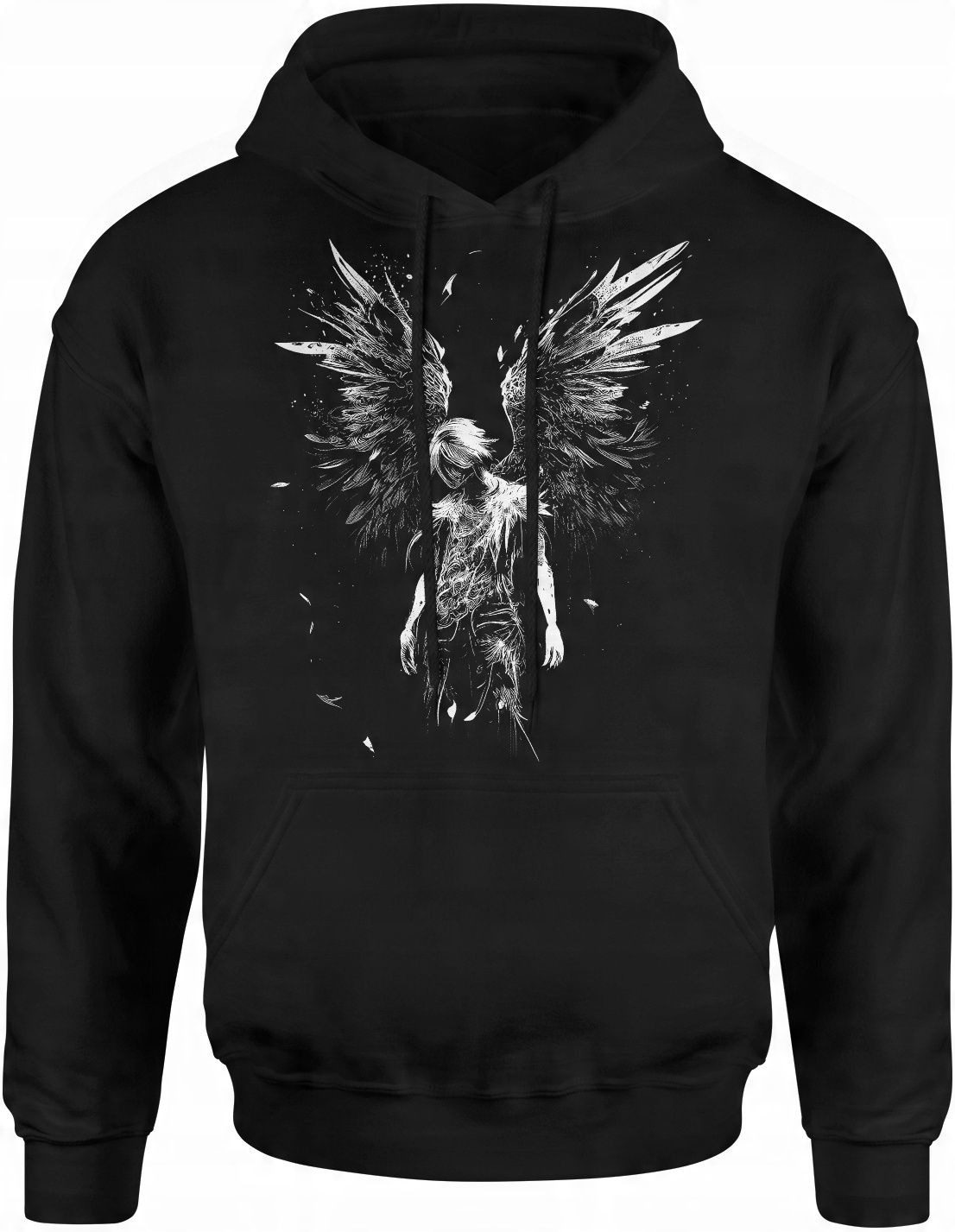 

Goth Gothic Bluza Męska Grunge Harajuku Anioł R. S