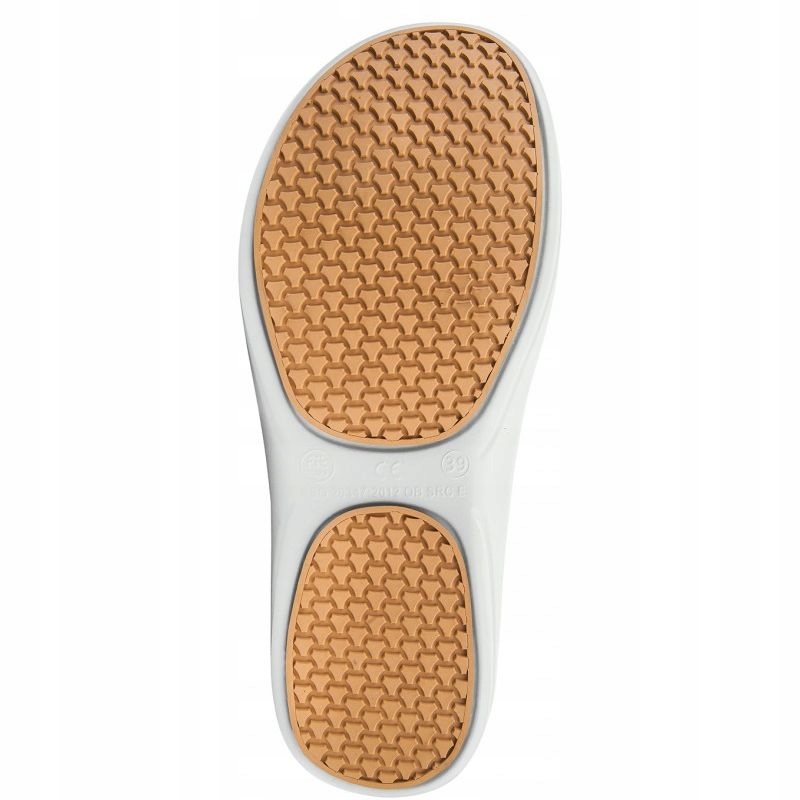 FitClog 001 Lekkie Klapki Buty medyczne 41 białe Rozmiar 41