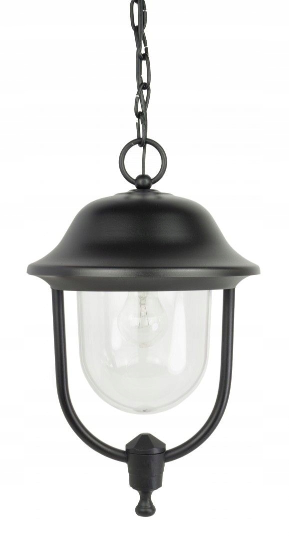 Závesná vonkajšia lampa nad vchodové dvere vonkajšiu terasu Prince čierna
