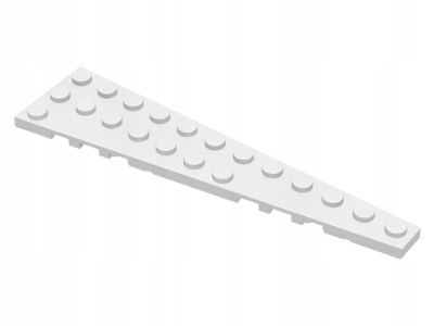 

Lego 47398 Płytka 12x3 Skrzydło P Biała Nowa (3g)