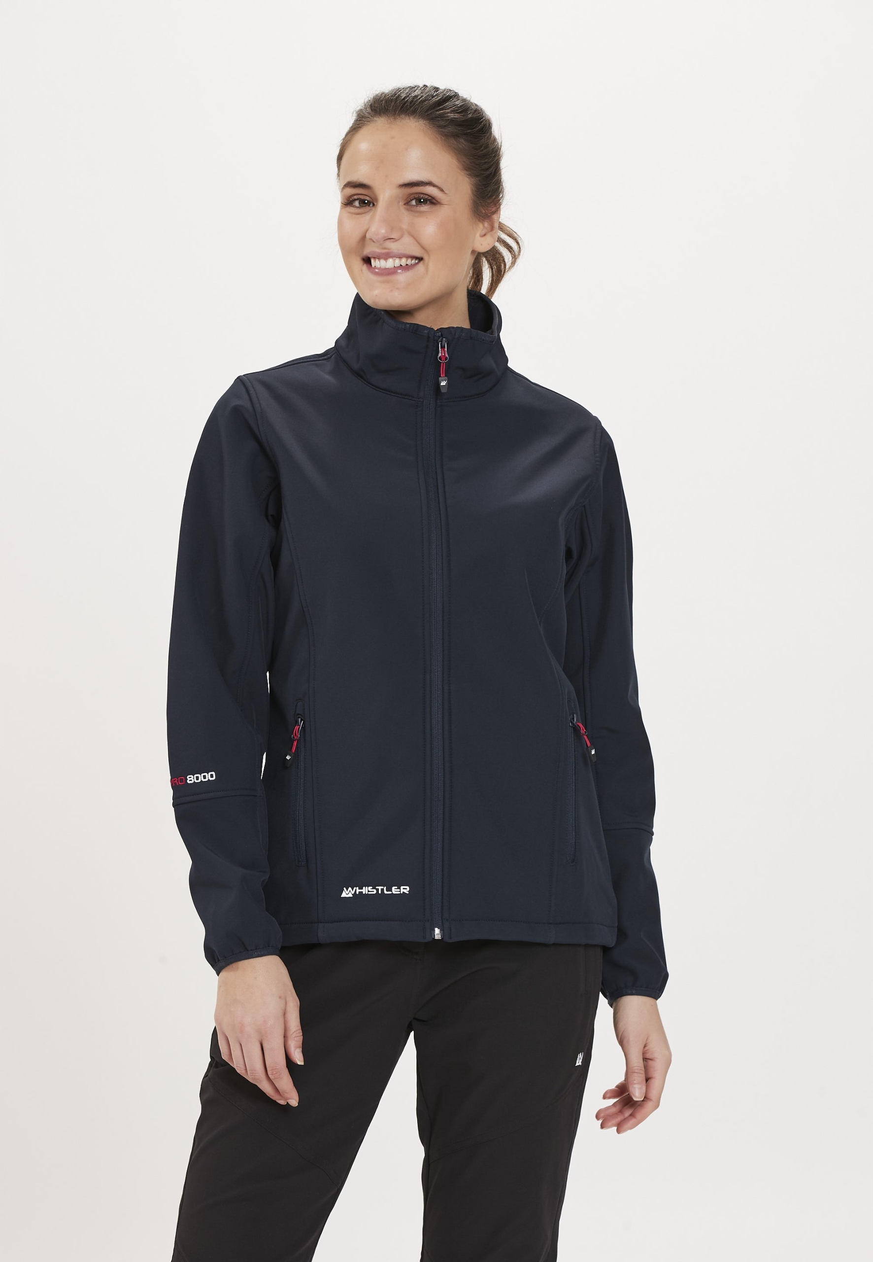 Dámský softshell Covina Whistler Granátový 40