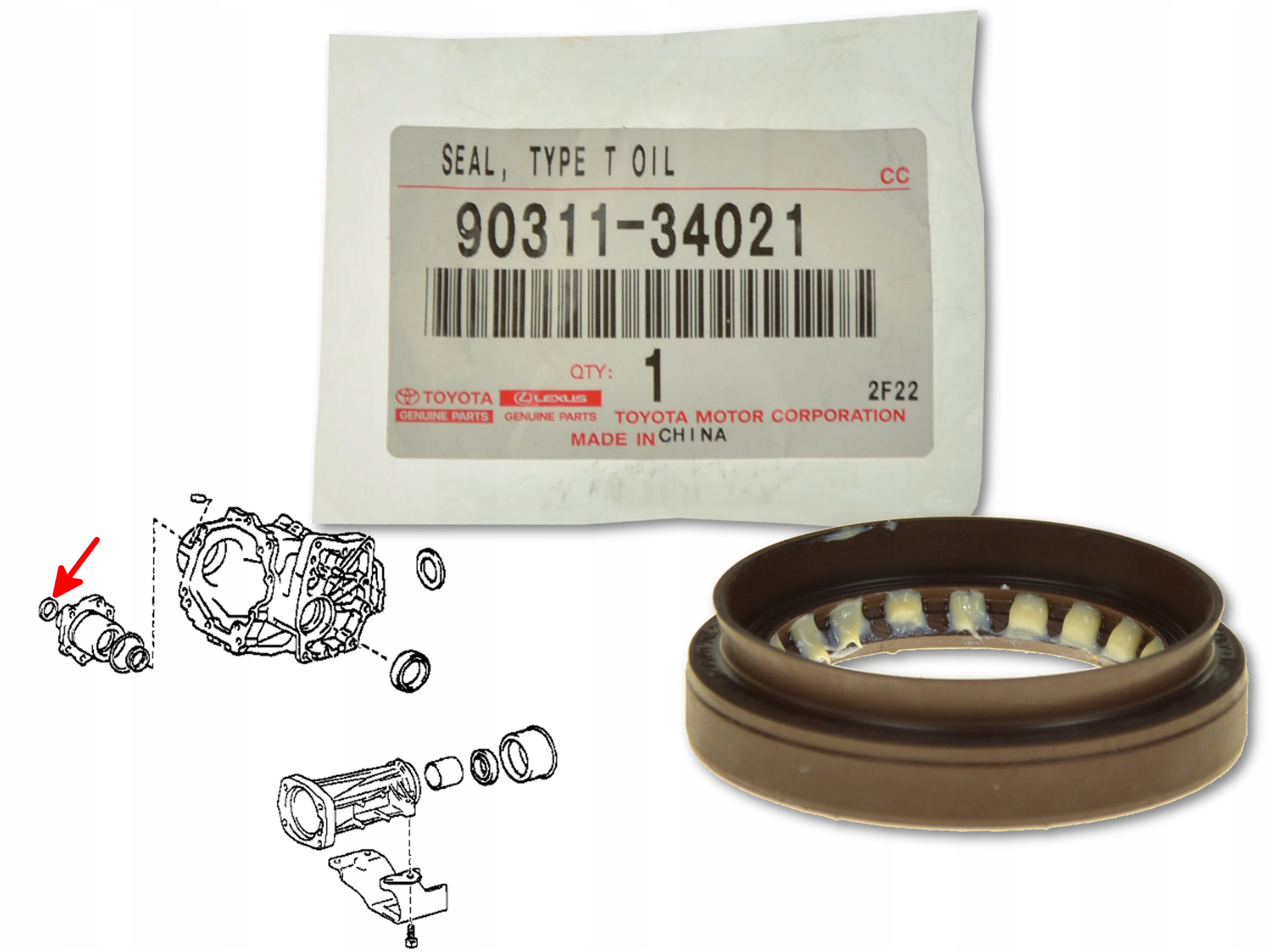 

Uszczelniacz Reduktora 90311-34021 Oryginał Toyota