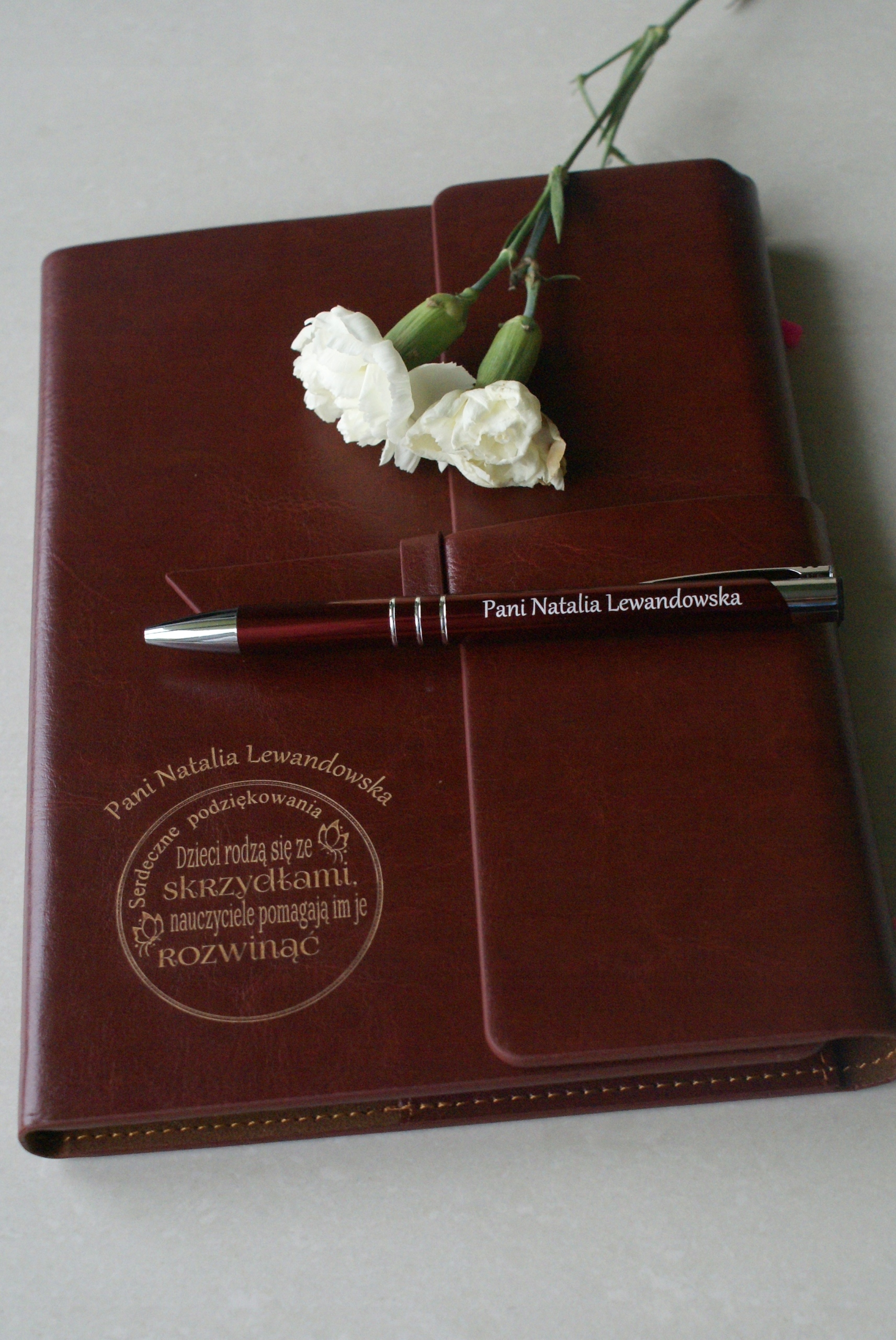 Notes i długopis dla NAUCZYCIELA grawer na prezent Rodzaj notes