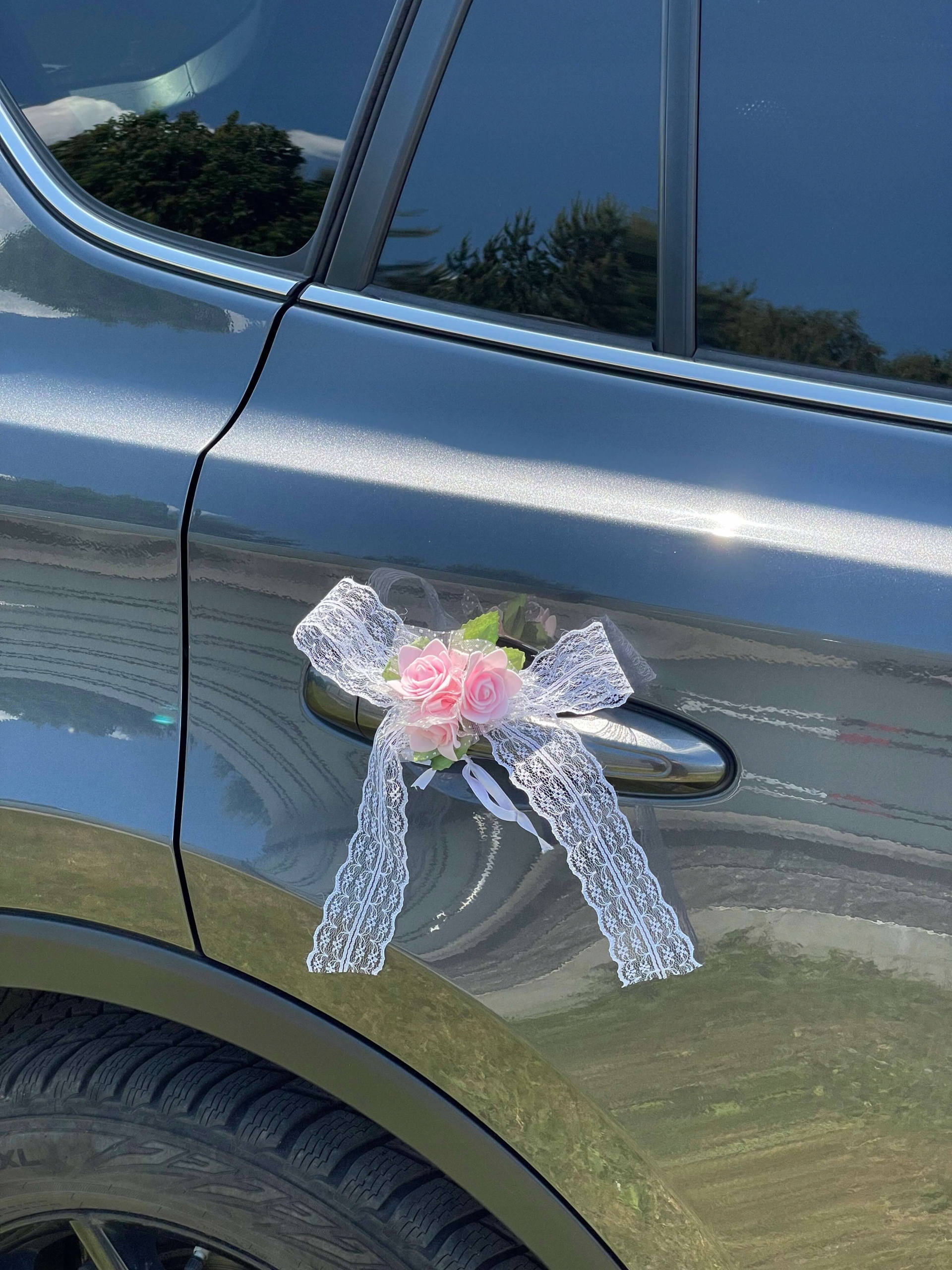 Kokarda dekoracja samochodu / krzeseł ślub róż Rodzaj kwiaty