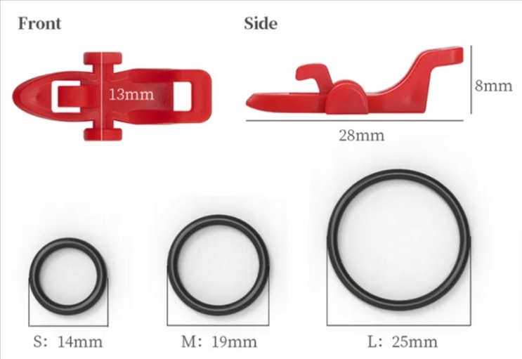 Zaczep do Przynęt na Hak Haczyk Hook Keeper Uchwyt Czerwony EAN (GTIN) 5906122701571