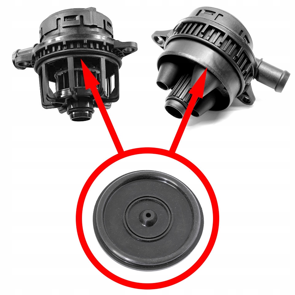 Membrána vhodná pro odlučovač oleje Vw, Audi 3.0 Tdi, 057103495, 95510704001