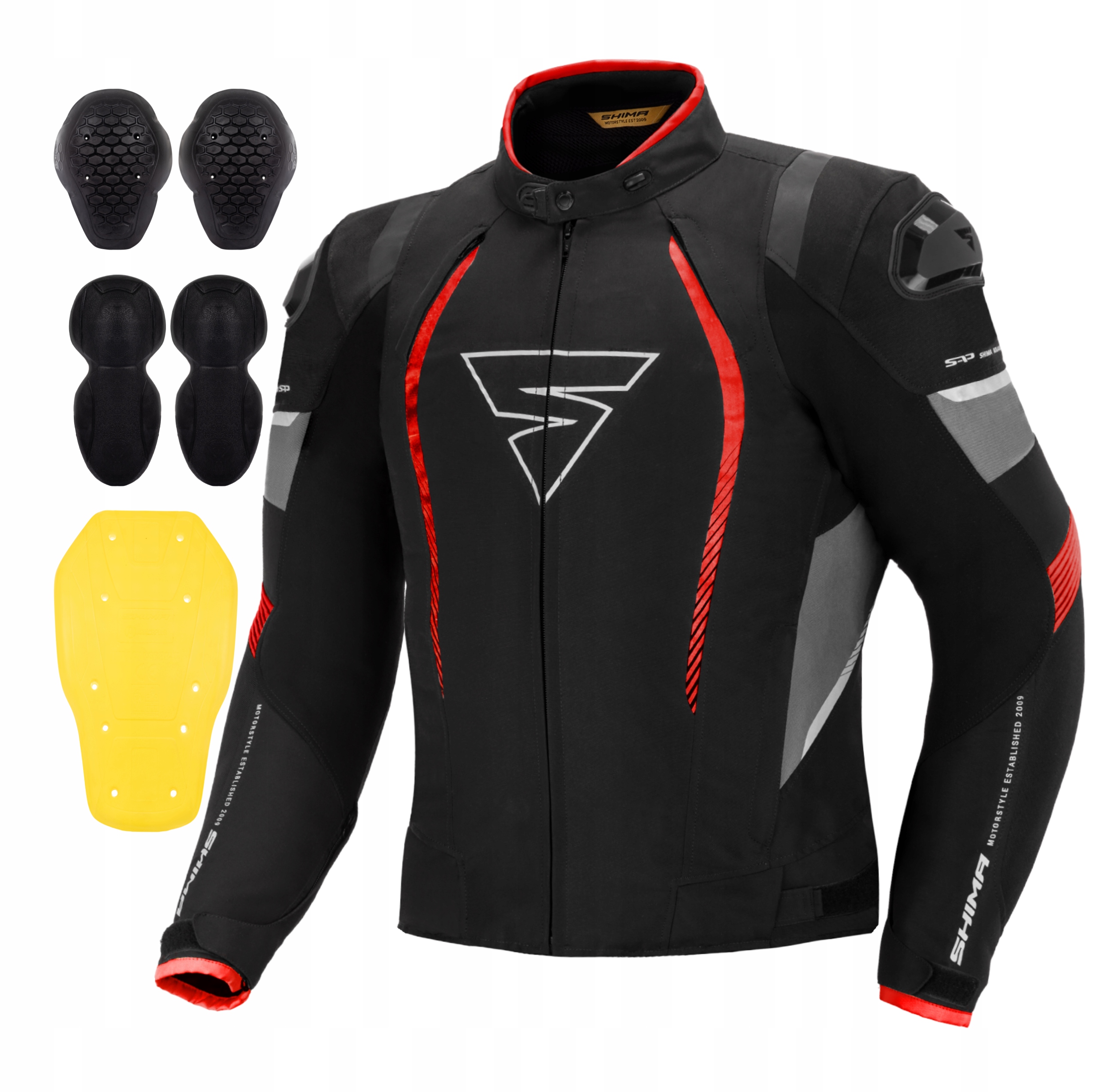

Shima Solid Pro Red Kurtka motocyklowa Gratisy