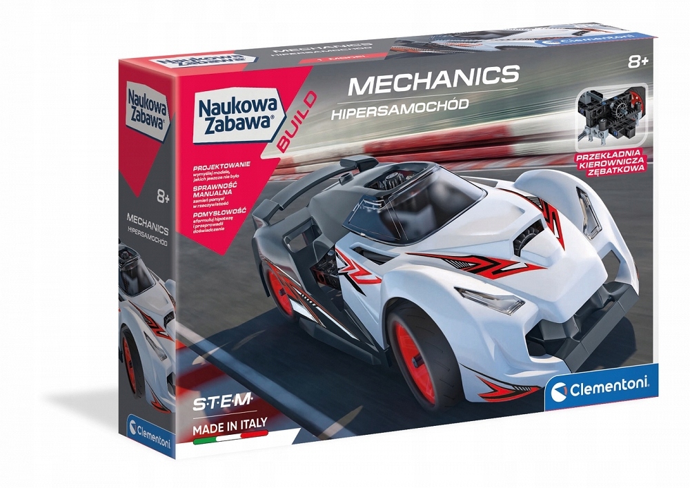 

Samochód Wyścigowy Clementoni Mechanics Klocki
