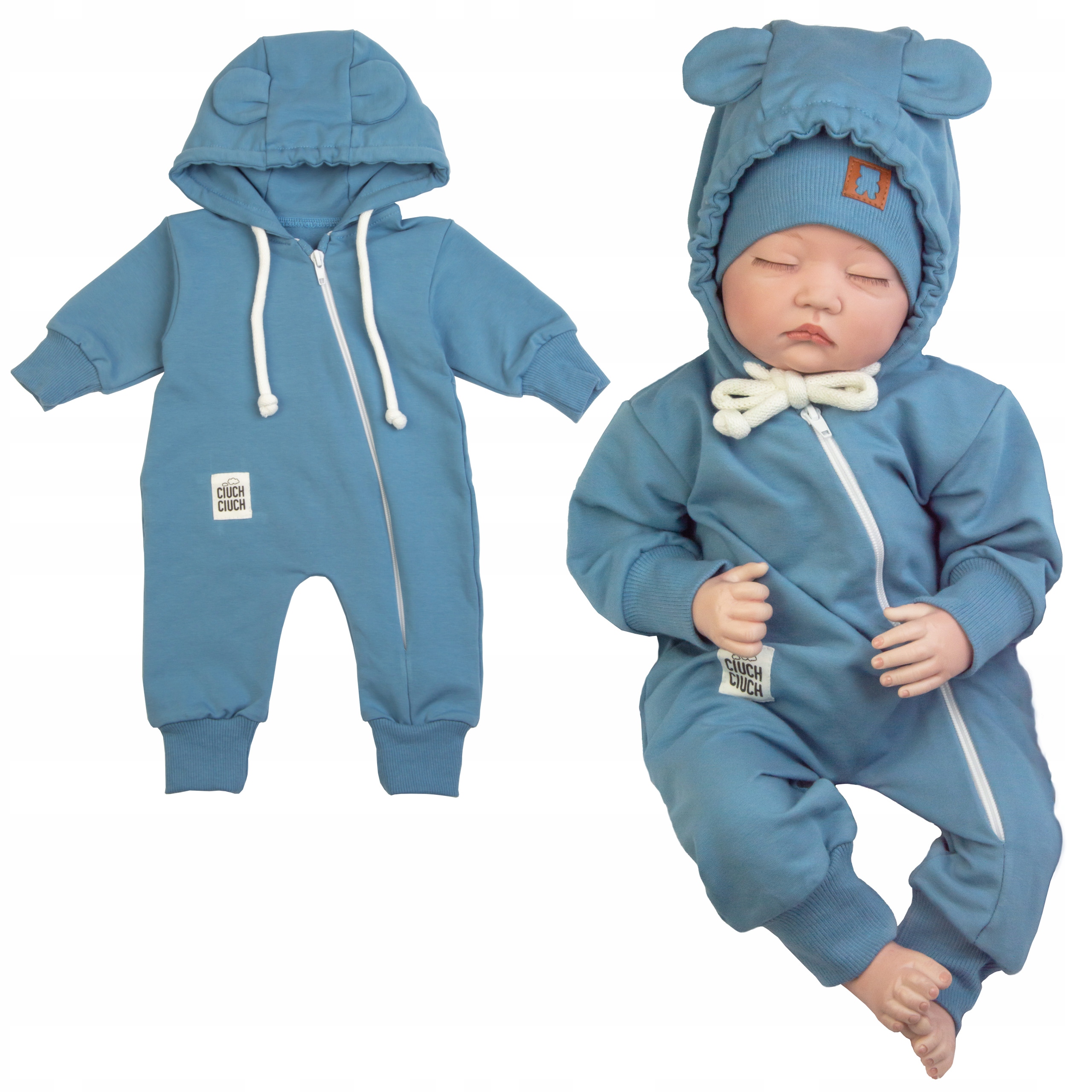 

Kombinezon Pajac dresowy dla niemowlaka Uszy 68