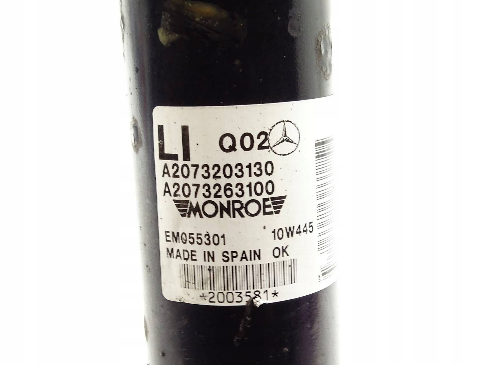 shock absorber left rear part rear MERCEDES W207 C207 EDC