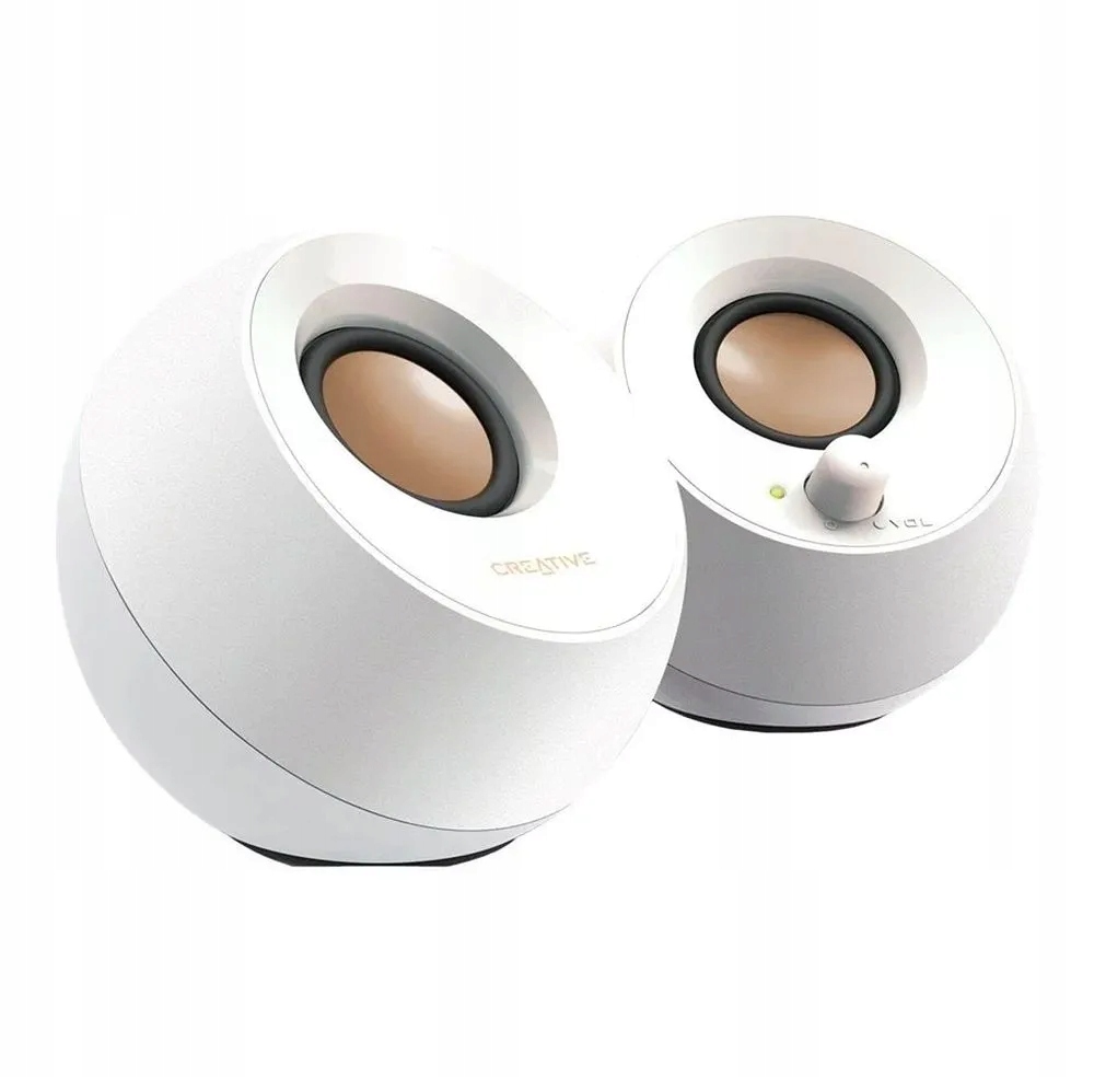 Kabelový Reproduktor Creative Pebble 2.0 4,4W Bílý