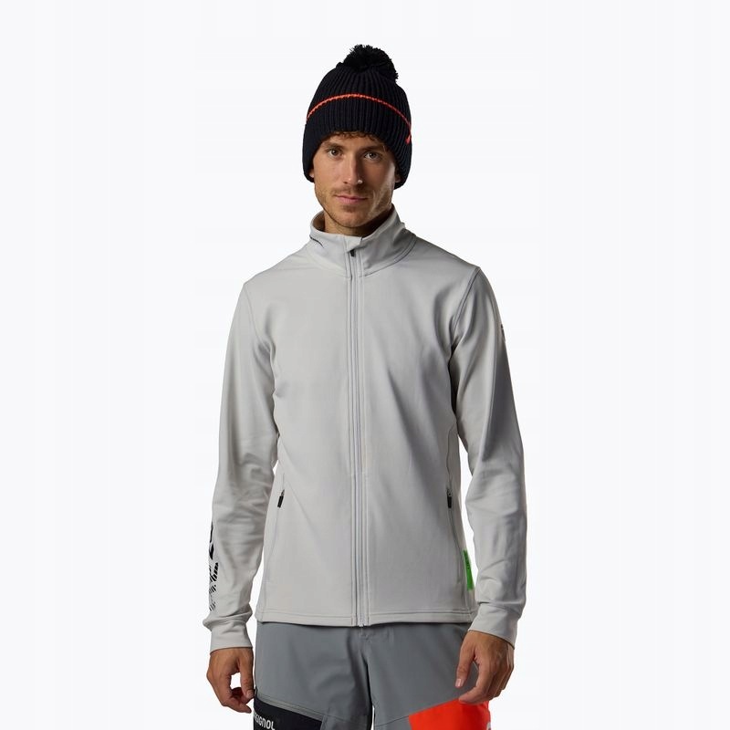 Bluza Narciarska Męska Rossignol Hero Stretch Fleece Light Grey XL