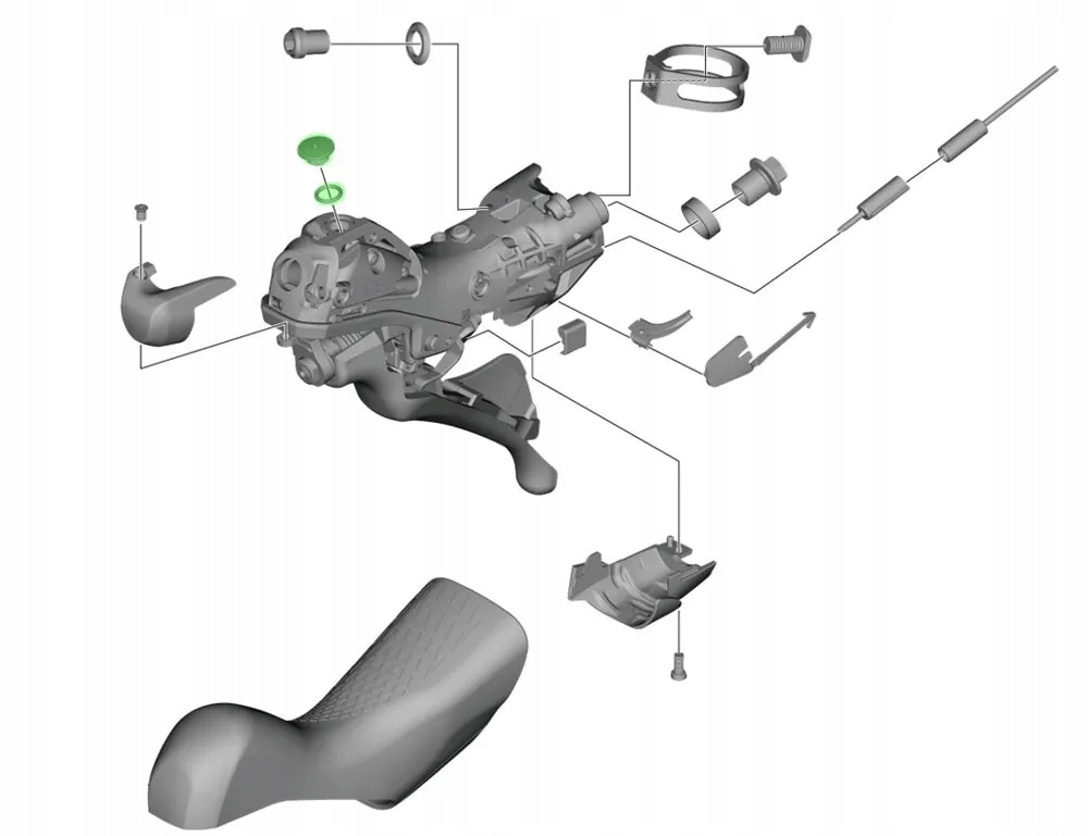 Śruba odpowietrzająca i uszczelka O-ring ST-R9120 Y0C698030 EAN (GTIN) 4524667670803