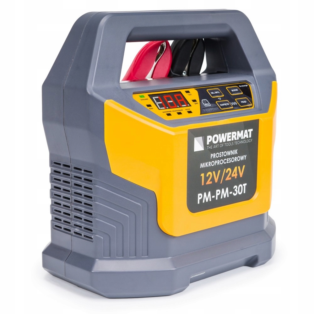 Prostownik mikroprocesorowy do akumulatorów 12V 24V 30A