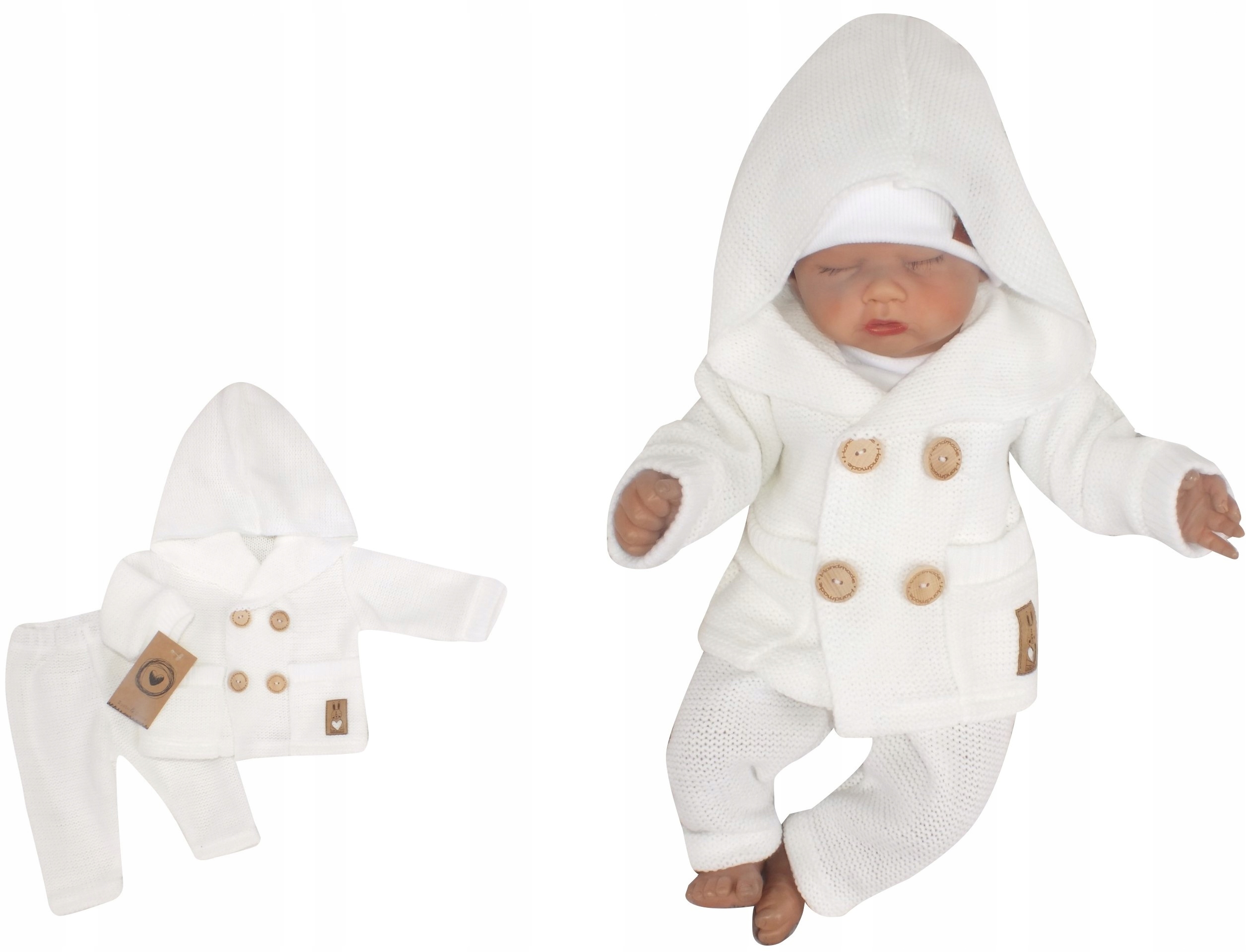 

Włóczkowy komplet dres 2-częściowy 56