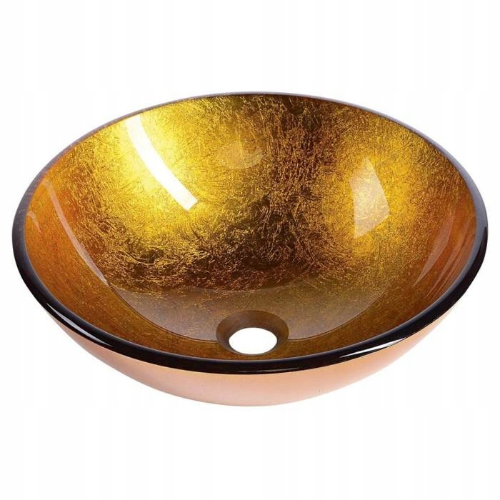 Sapho Ago sklenené umývadlo s priemerom 42 cm 2501-19