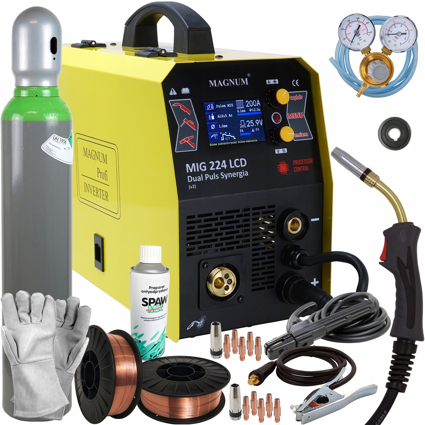 Зварювальний апарат MIGOMAT MIG 3in1 MMA Synergia Puls 230V