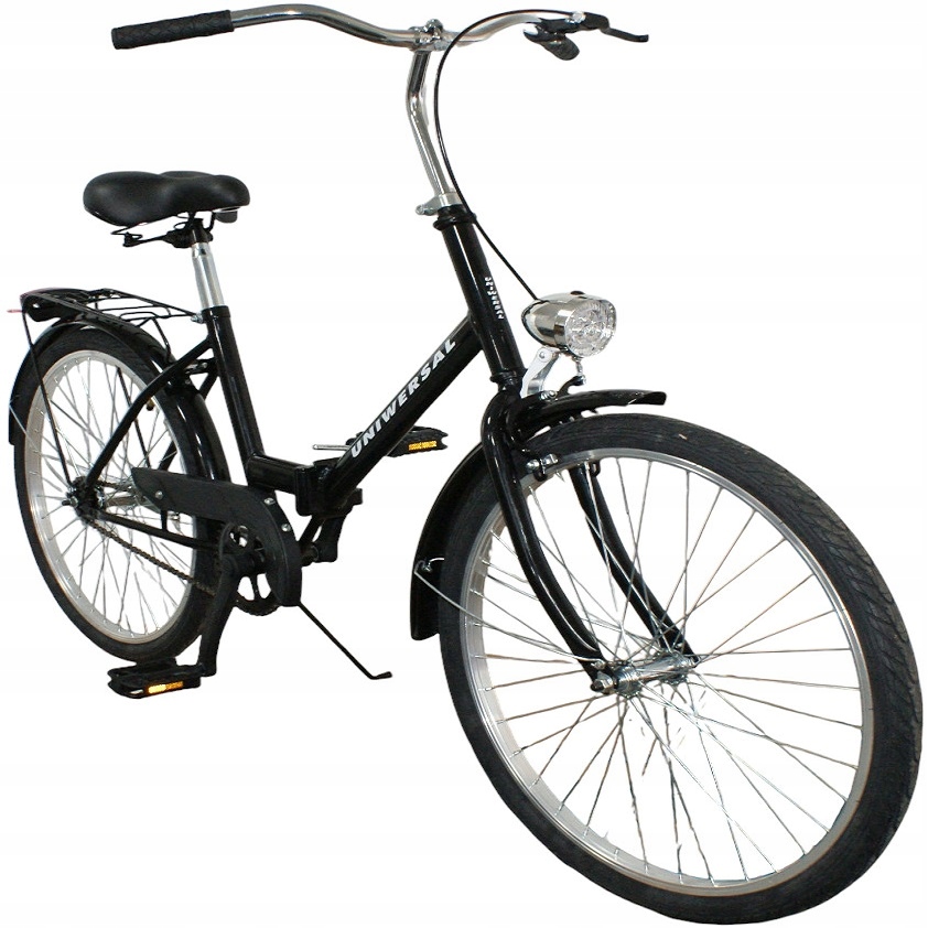 Rower składany, składak Jubilat, Wigry Uniwersal 24" czarny