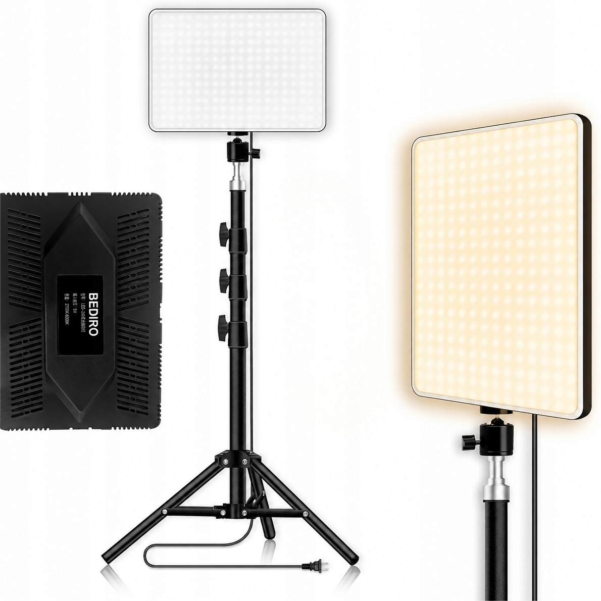 Profesionální Studiová Lampa Pro Fotografování, Led Video Panel Stativ 200 CM