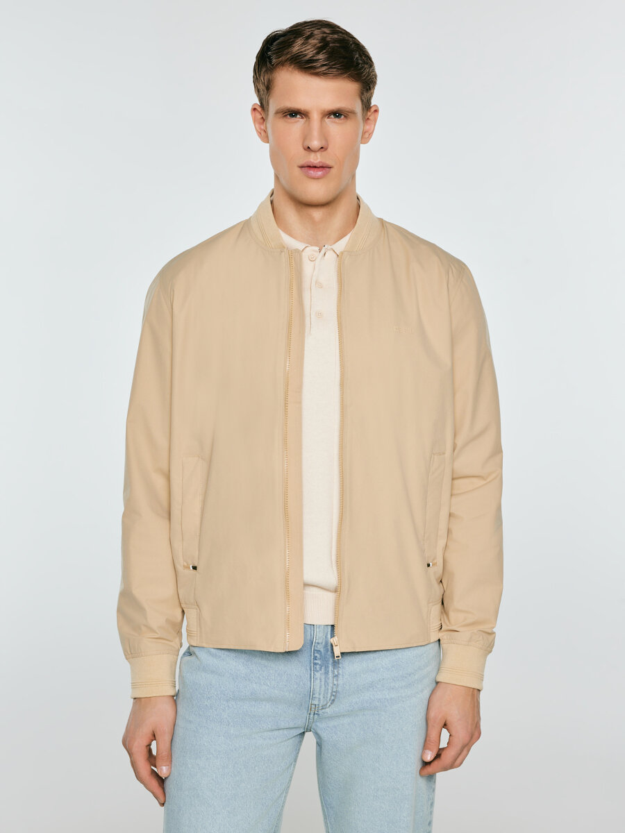 Big Star Kurtka męska bomber beżowa Kamden 801 L