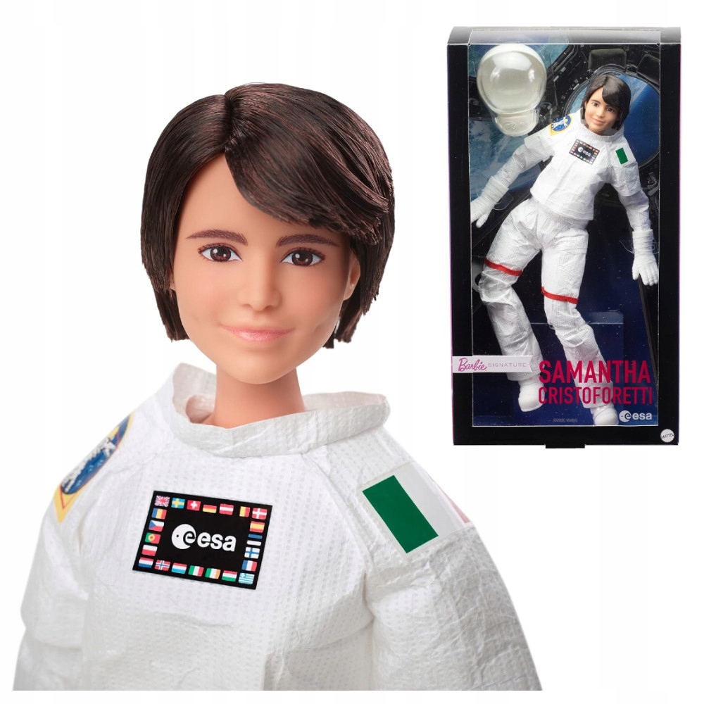 BARBIE LALKA ASTRONAUTKA SAMANTHA CRISTOFORETTI GTJ81