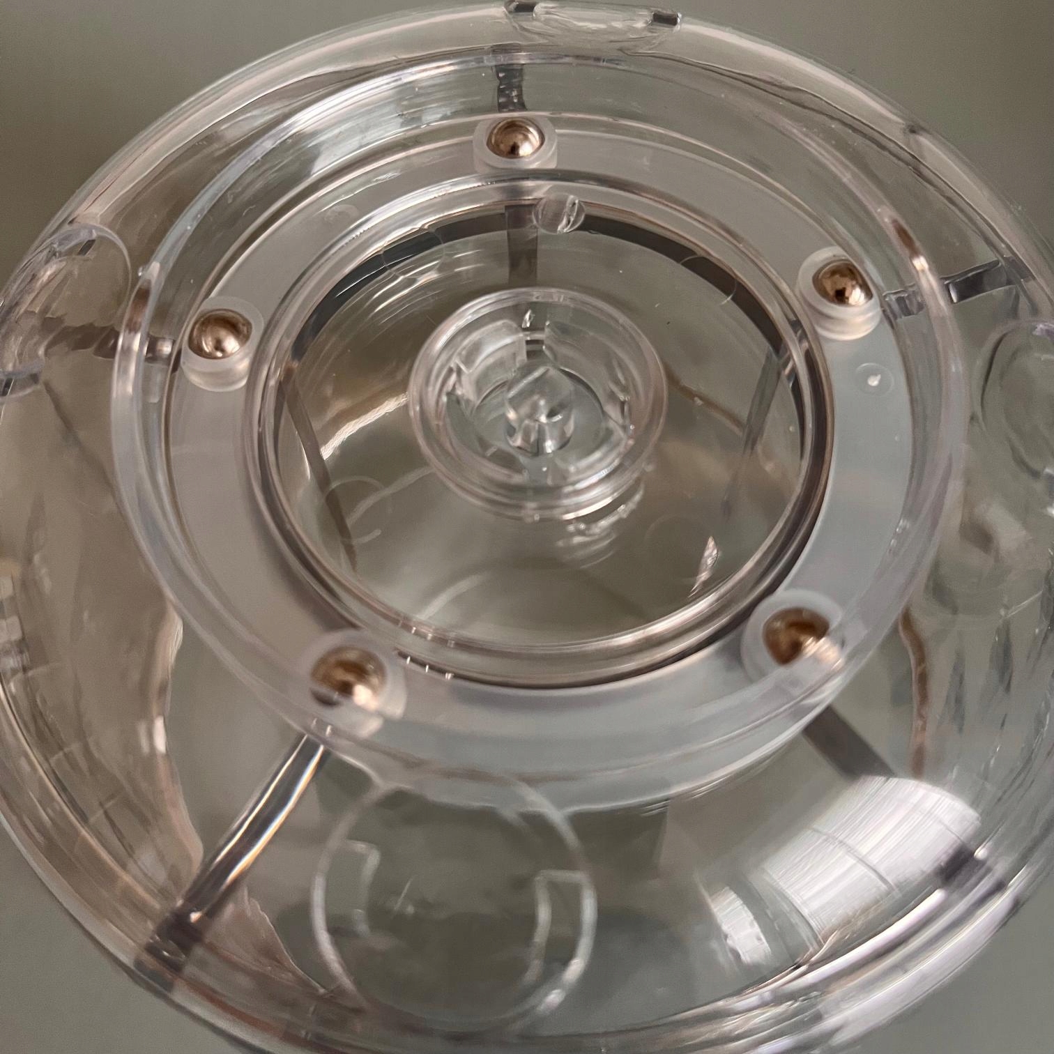 Organizer OBROTOWY PĘDZLE Kosmetyki Higieniczny AESTHETIC Kremowy 360° Głębokość produktu 12 cm