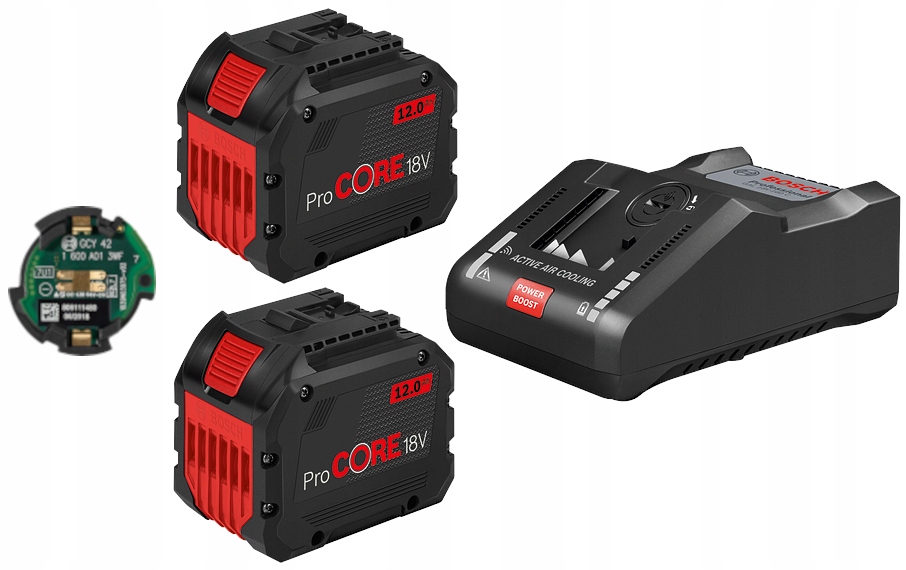 

Bosch 2xProCORE18V 12.0AH Gal 18V-160 C Gcy 42