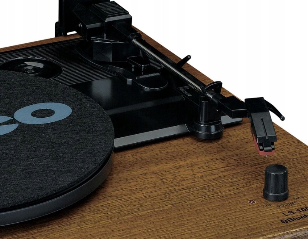 Gramofon Hi-Fi Lenco LS-100 Bluetooth AUX DREWNO Marka LENCO