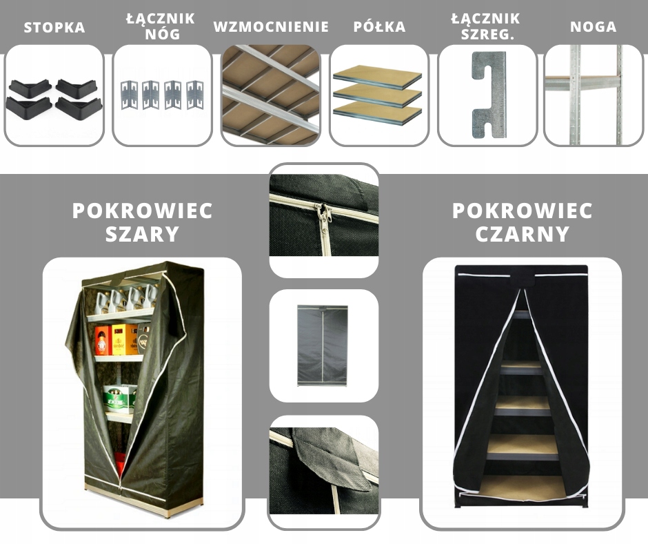 Płyta półka blat MDF regału HL HDF 6X735X485 HELIO Szerokość 50 cm