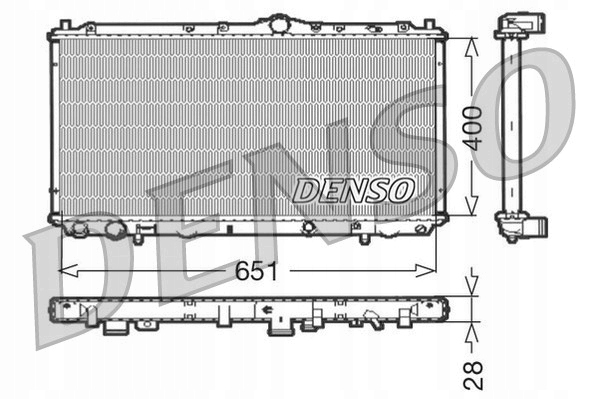 chłodnica VOLVO S40/V40 .. Producent części Denso