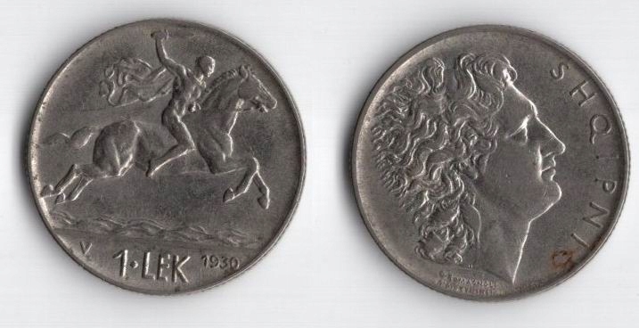 ALBANIA 1930 1 LEK