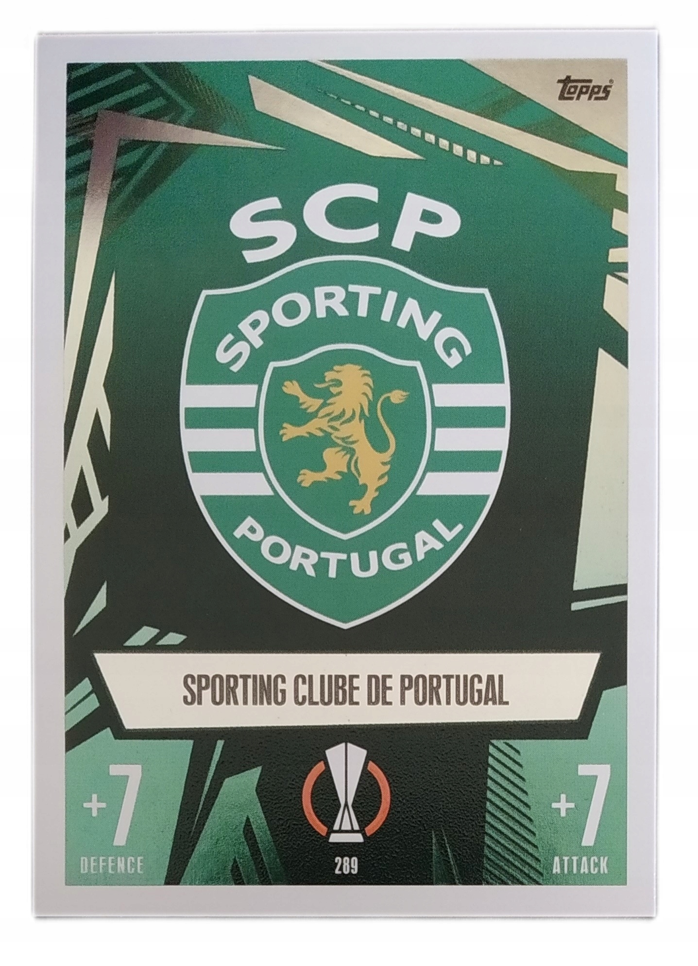 Topps Match Attax 2023-2024 Logo 289 Club Badge Sporting