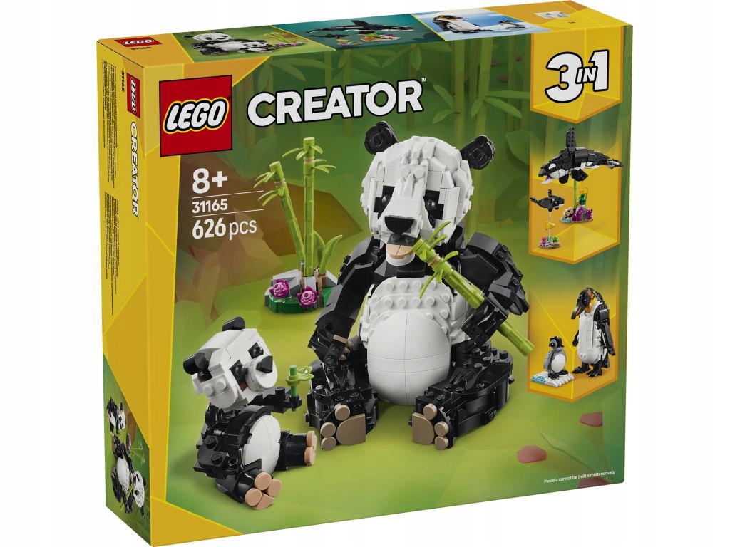 Lego 31165 Creator Divoká zvířata: rodina pand