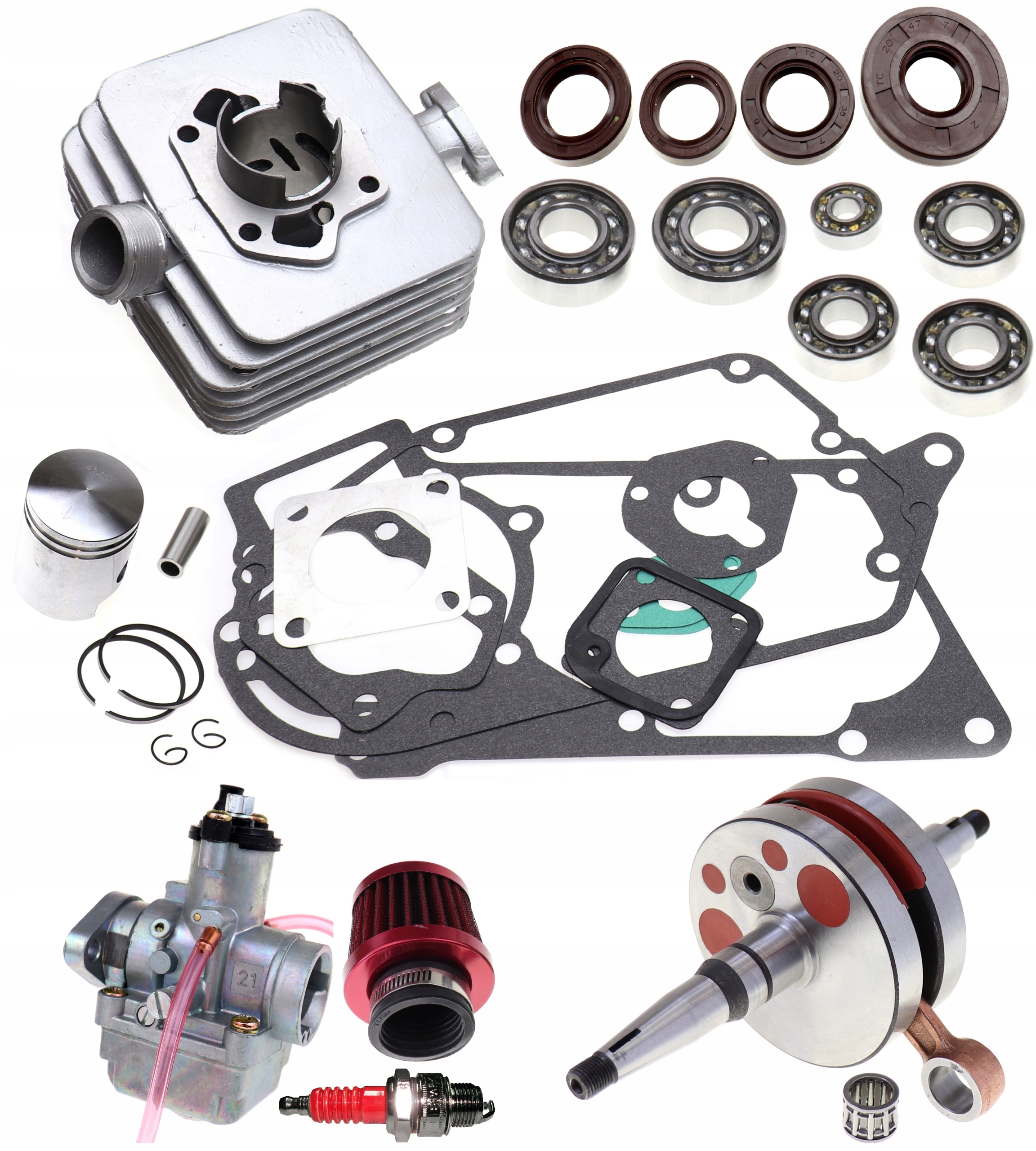 

Cylinder Wał Gaźnik Simson S51 SR50 Enduro tuning