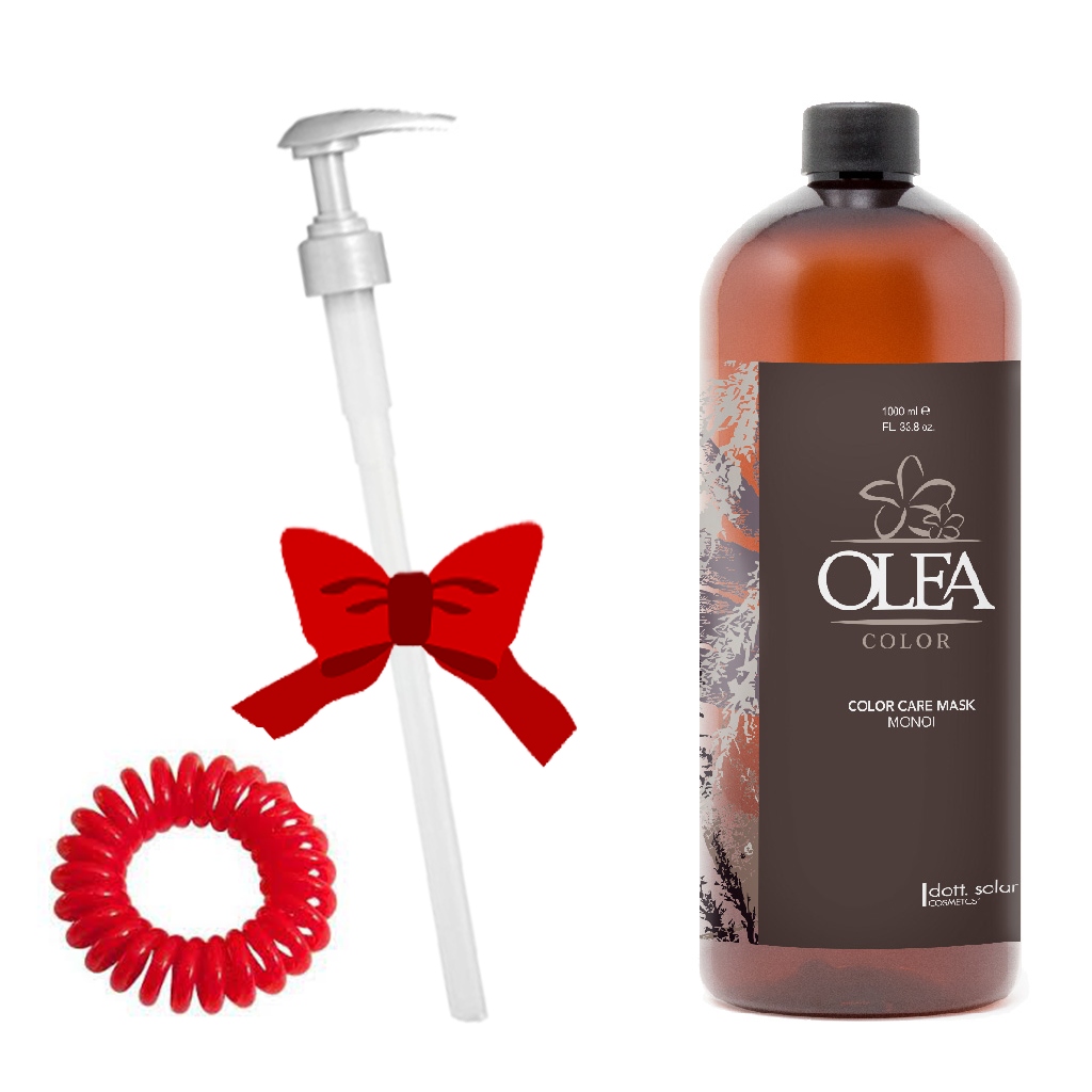 OLEA COLOR MASKA Z OLEJK. MONOI DO WŁ. FARB,POMPKA