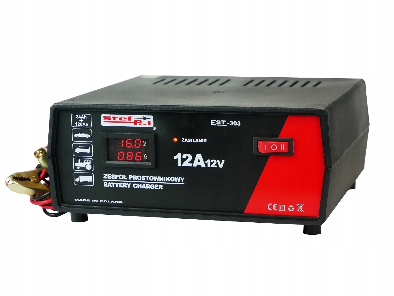 Выпрямитель STEF-POL EST-303 12V 12A