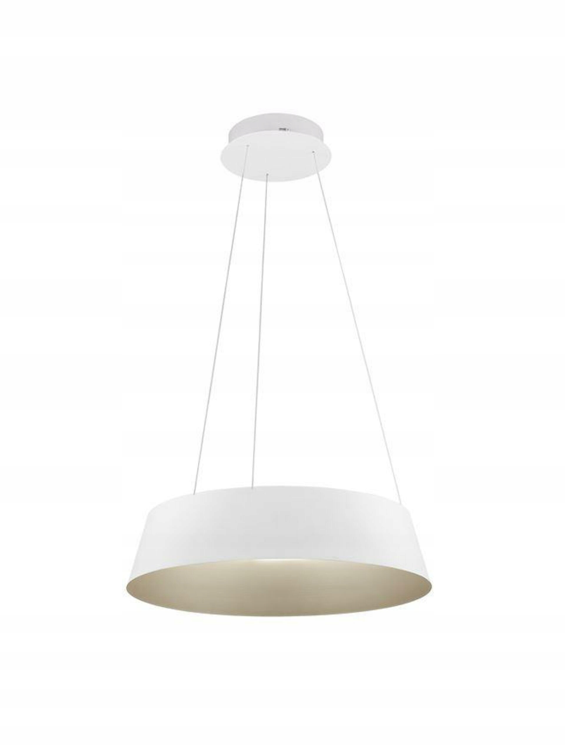 Nova Luce závěsné svítidlo Alba bílý hliník šampaň a zlatá Led 50W 230V 300