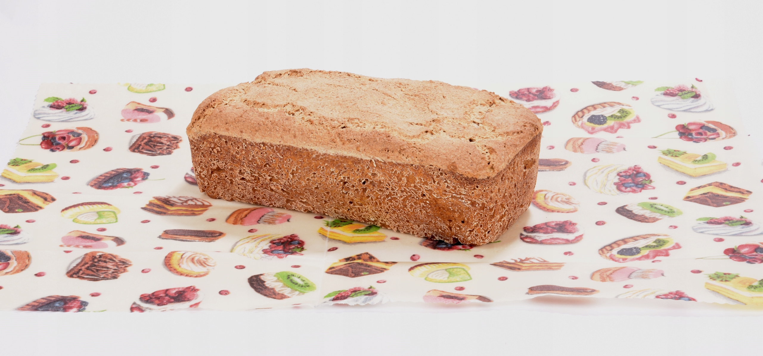 WOSKOWIJKI Z CZYSTEJ BAWEŁNY- EKOLOGICZNE PAKOWANIE ŻYWNOŚCI - TORCIKI - XL Maksymalna długość boku 35 cm