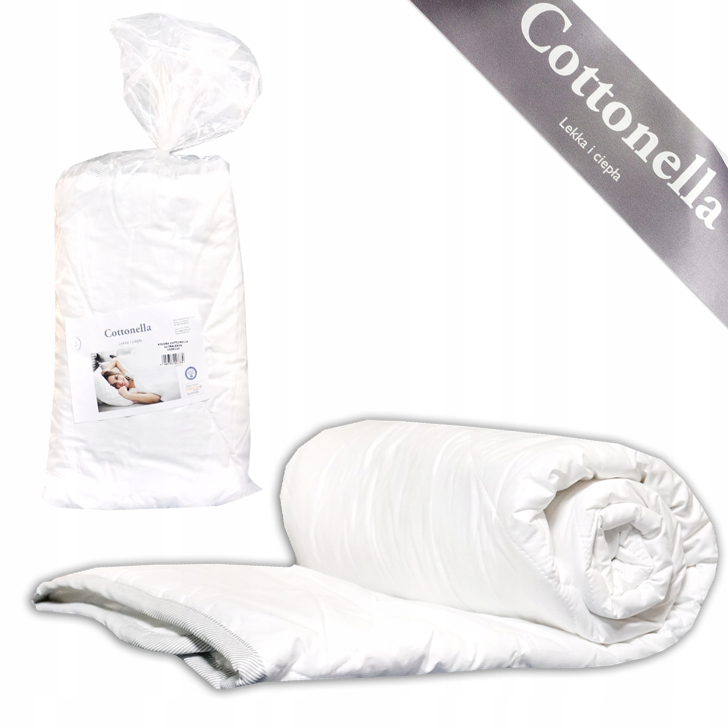 

Kołdra 140x200 cm letnia 100% bawełna Cottonella