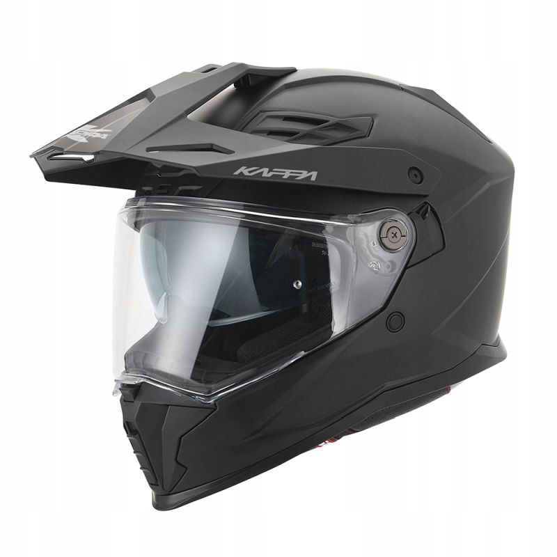 Kappa 2025/05 Prilba KV33 Solid Enduro Dual Off Road So Štítom A Slnečnou Clonou, Farba C