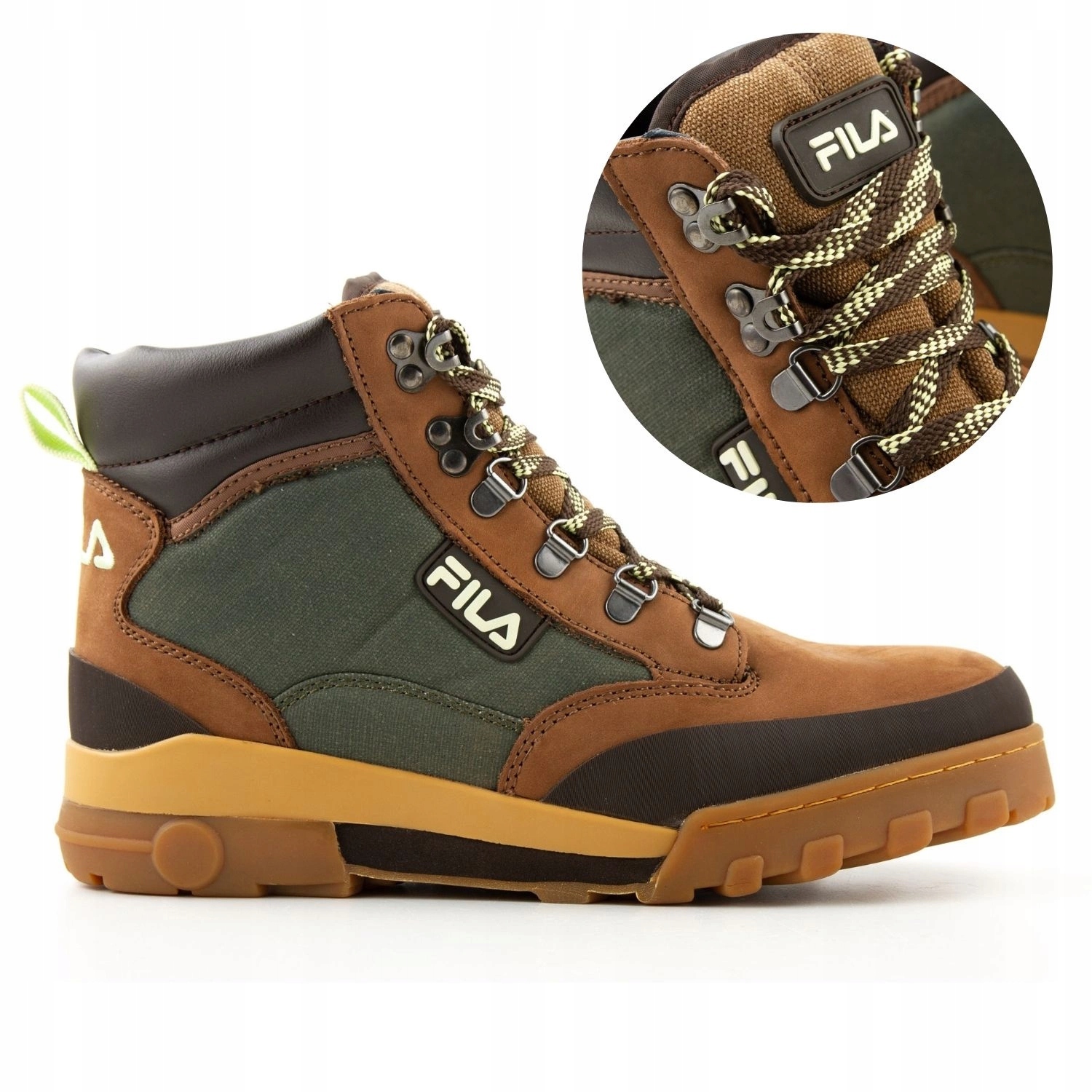 Pánské trapery Fila Grunge II mid vysoké, kožené, podzimní vel. 42