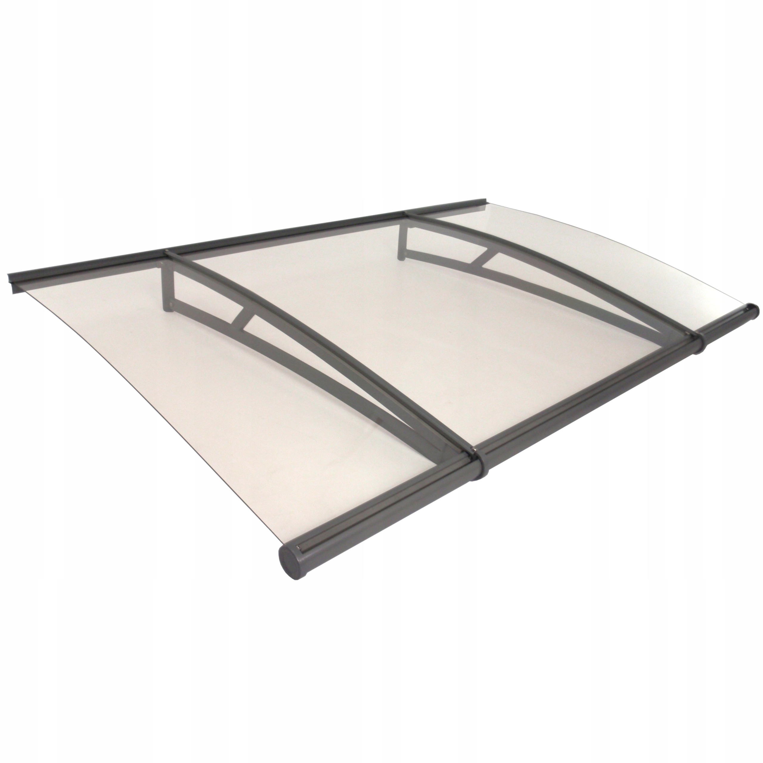 Daszek nad Drzwi Wejściowe Zadaszenie Verdi 150x95 cm Aluminium Poliwęglan