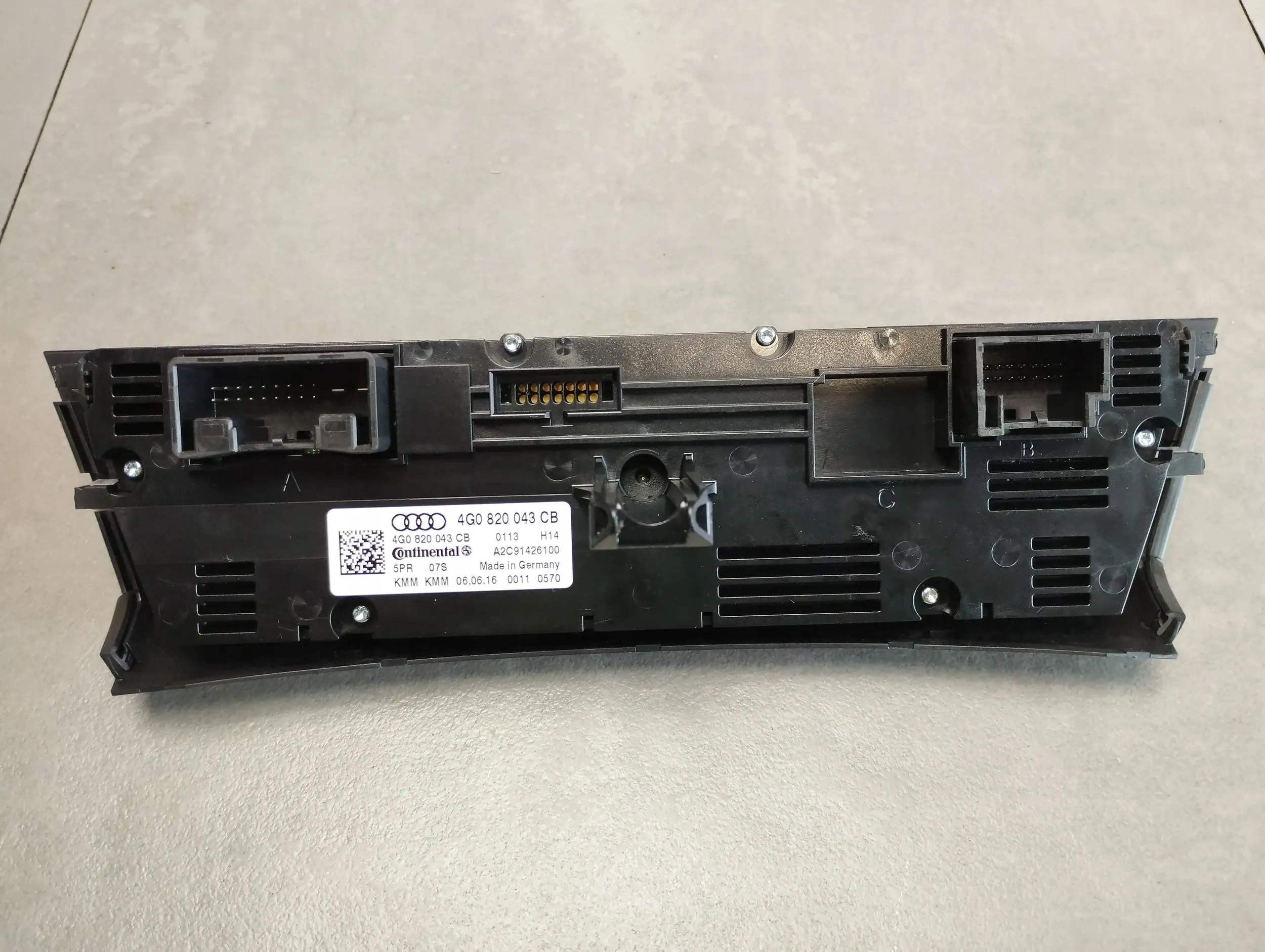 Audi A6 C7 4G Unite commande clima 4G0820043CB