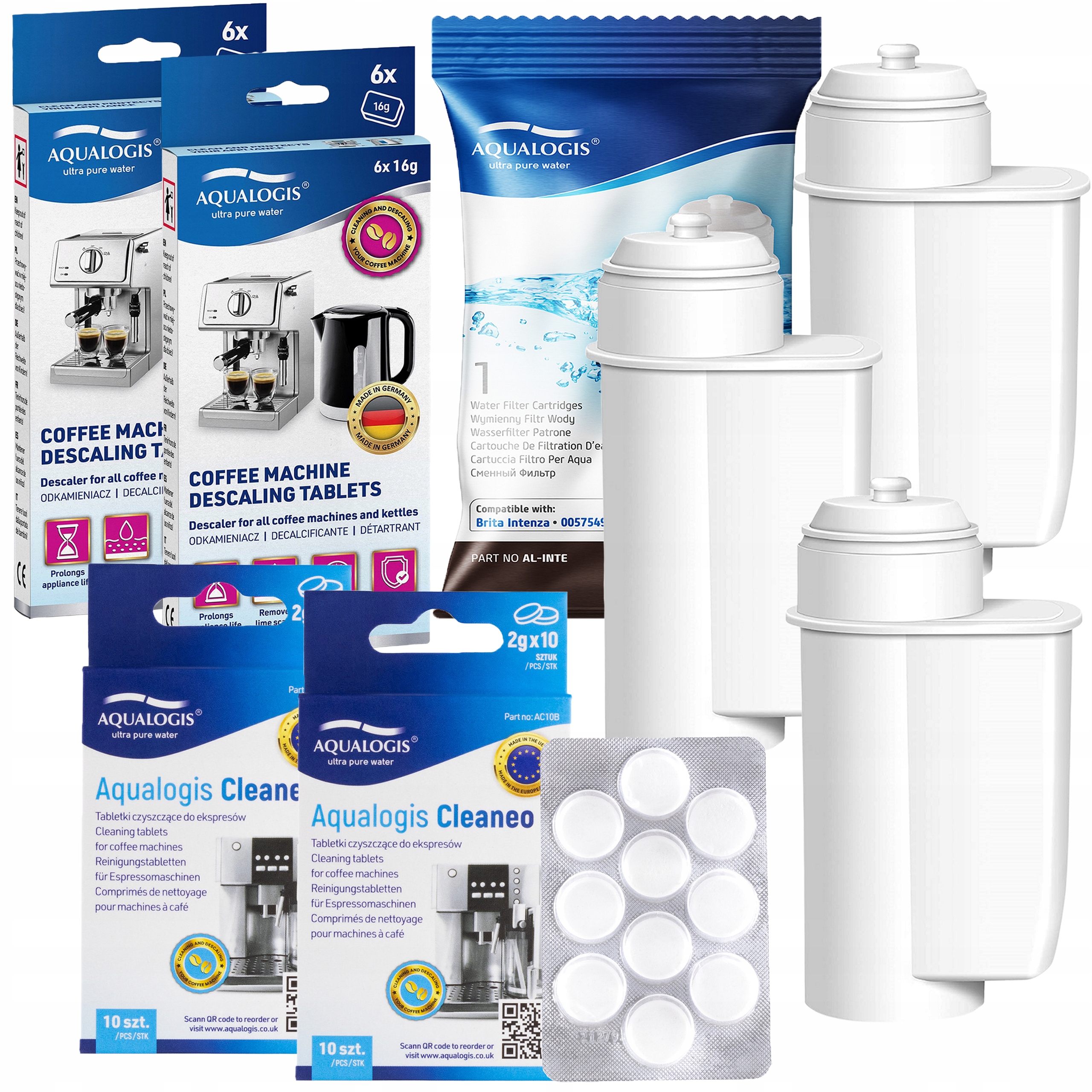 Odvápňovač tablet 3xFiltr pro Siemens EQ6 Plus S500 S700 S100 TE651209RW