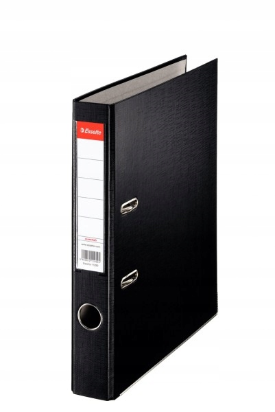 Segregator biurowy Esselte ekonomiczny budżetowy solidny A4 50 mm czarny